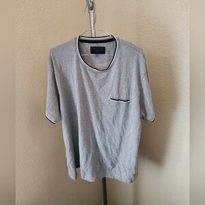 Straightfaded Pullover Short Sleeve Shirt